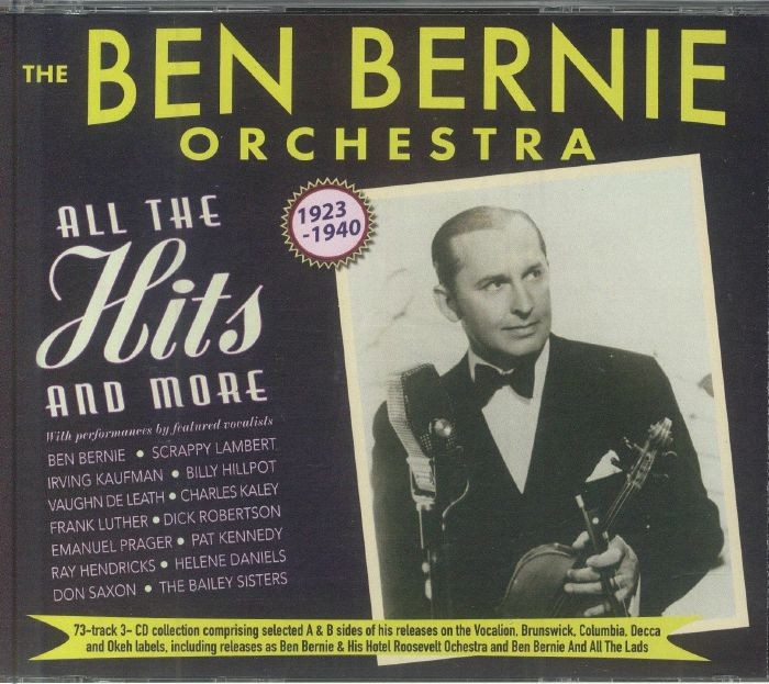 BEN BERNIE ORCHESTRA, The - All The Hits & More 1923-1940 - CD (3xCD)