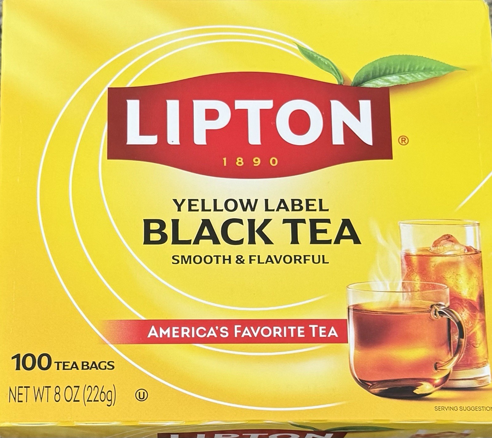 & Infusion Bagged 8 Oz 100 Tea Bags Pantry