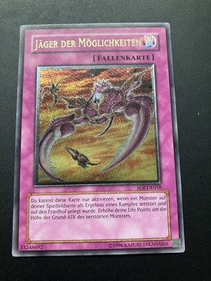 Yu-Gi-Oh! Jäger der Möglichkeiten SOI-DE058 Ultimate Rare Near Mint Los2