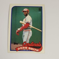 Topps 1989 Ozzie Smith #230 Base Set St. Louis Cardinals Baseball Card