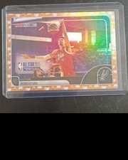 2025-26 Topps NBA Hoops Victor Wembanyama Orange Emoji All Star Refractor SP 289
