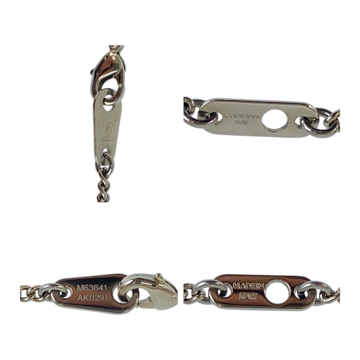 LOUIS VUITTON Monogram Eclipse Collier Charms Mon… - image 4