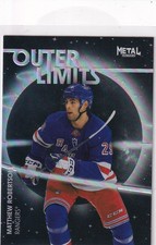 25/26 UD METAL UNIVERSE MATTHEW ROBERTSON OUTER LIMITS RC ROOKIE INSERT #24