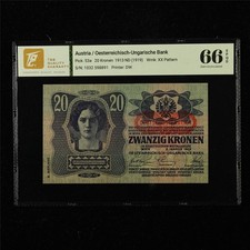 1913 Austria Oesterreichisch-Ungarische Bank 20 Kronen Pick#53a 01