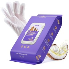 HICC PET Dog Wipes for Dogs  Cats, Glove Design, 20 Count 20 PCS, White