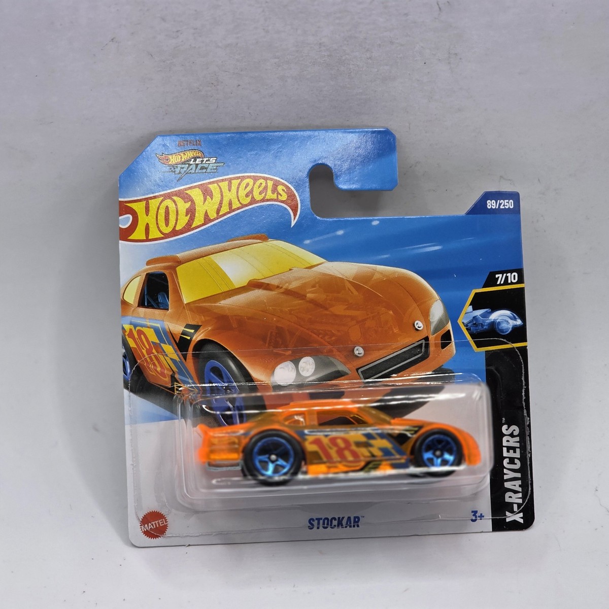Hot Wheels STOCKAR, Orange, 89/250, 2025 D-Case, SHORT CARD
