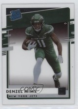 2020 Panini Chronicles Clearly Donruss Rated Rookie Denzel Mims #RR-DM z6b