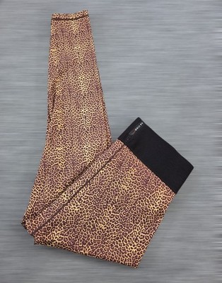 Adam Selman Women's Leopard Print Athletic Leggings Size XS 24'' Length 