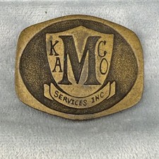 Vintage Belt Buckle KAM Co. Services Inc