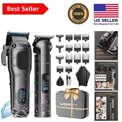Electric Hair Clippers & Trimmer Set for Men - Ultimate Grooming Experience
