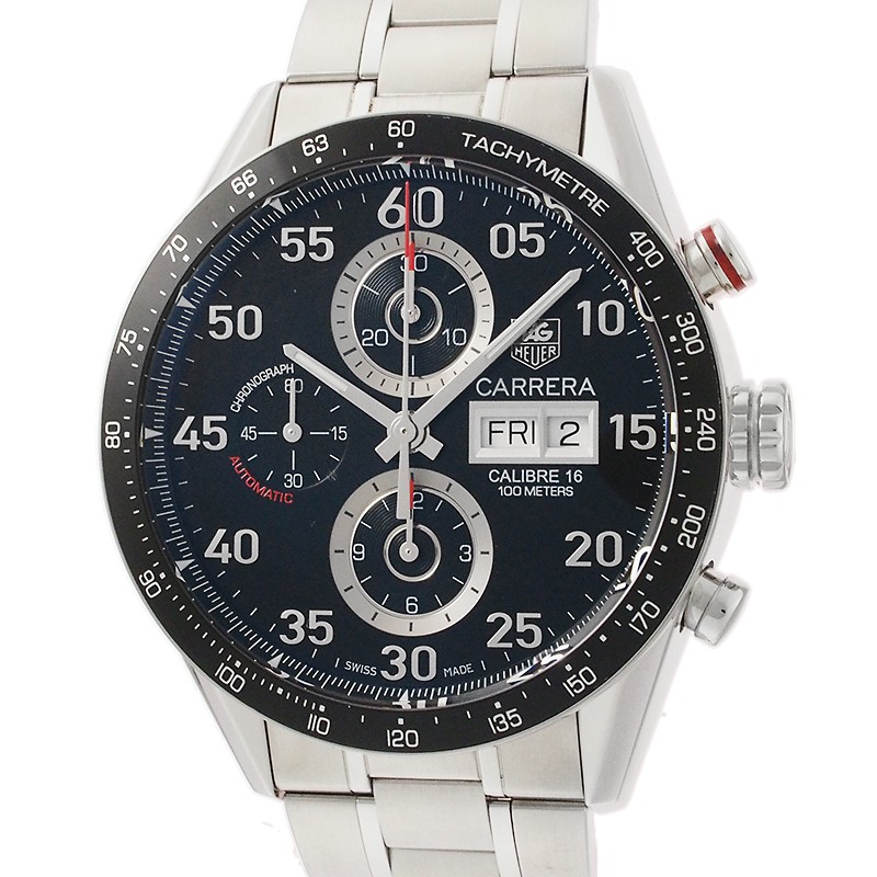TAG Heuer Carrera Calibre 16 Chronograph Day Date Tachymeter Men’s Watch CV2A10 BA0796