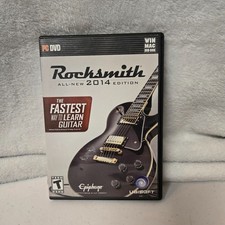 Rocksmith 2014 Edition PC Mac DVD Learn Guitar Game Only No Cable Ubisoft CIB S1