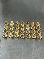 QTY 1 KEMTRON BRASS PINION GEAR 48 PITCH 20 TEETH 3/32" BORE SLOT CAR / RAILROAD