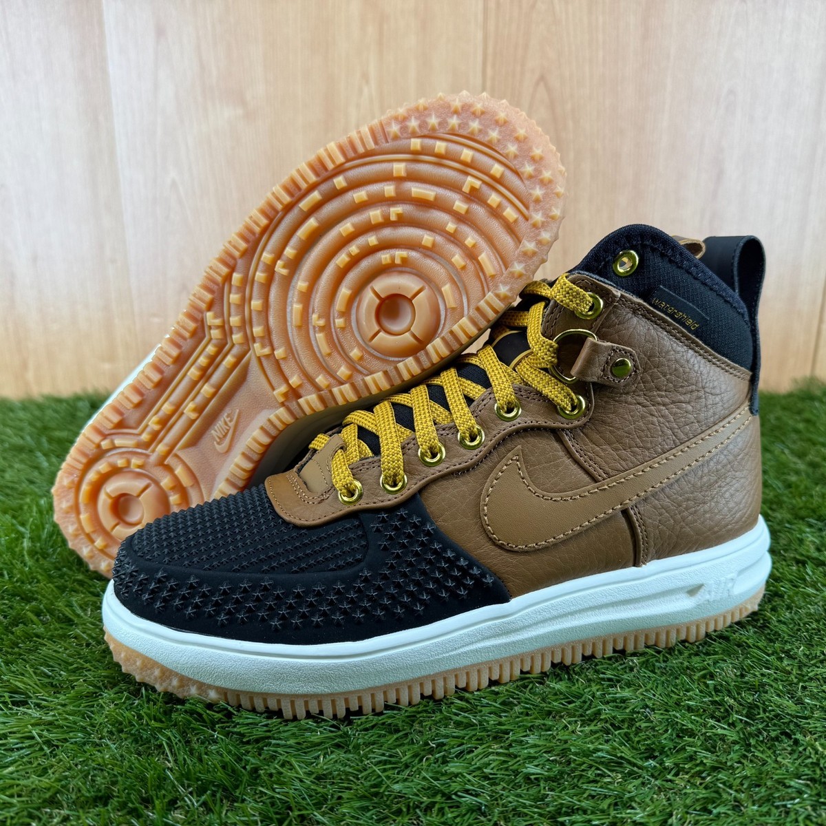 Nike Lunar Force 1 High Duckboot Ale Brown 805899-202 Men