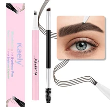 evpct 1Pcs Black Brown Magic Microblading Eyebrow Contouring Pen Brow Pencil,...