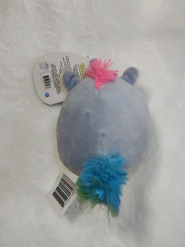 Squishmallows Clip-On Petula Unicorn 3.5 Plush Rainbow NWT Squishmallow - Picture 4 of 6