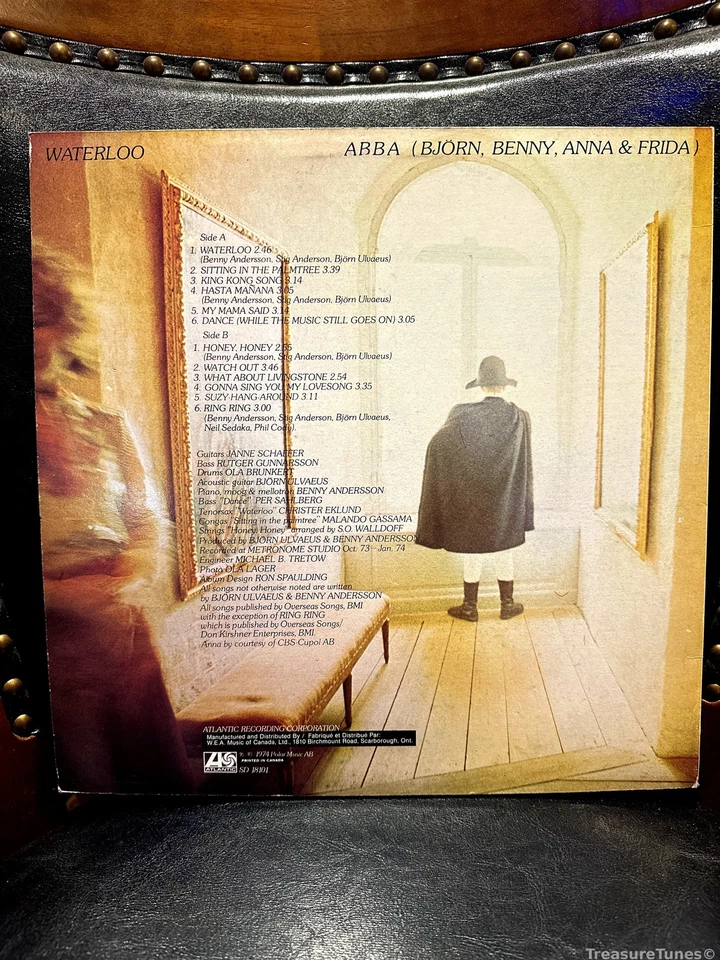 ABBA - Waterloo Vinyl LP [1974] SD 18101 - Image 2 of 4