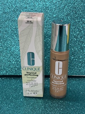 Clinique Beyond Perfecting Foundation + Concealer ''Cashew'' Travel/Mini 0.2oz/6ml