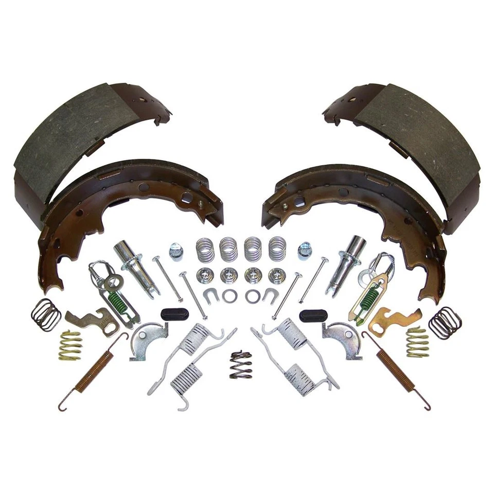 Crown Rear 9" Drum Brake Shoe Set Hardware Master Kit for Jeep Cherokee TJ YJ XJ - Image 3 of 4