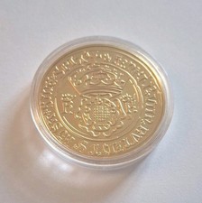 Henry VIII Crown 1526 2010 32g Cu Gold Plated Commemorative Coin
