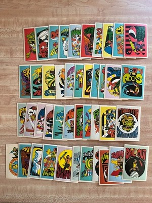 1978 Donruss All Pro Skateboard Set w/ Wrapper 42 & 1 Sticker Cards Seldom Seen