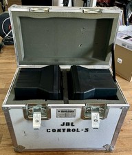 Set Of 2 Parts or Repair JBL CONTROL 5 Speakers w/ STAR CASE Carrying Case l k