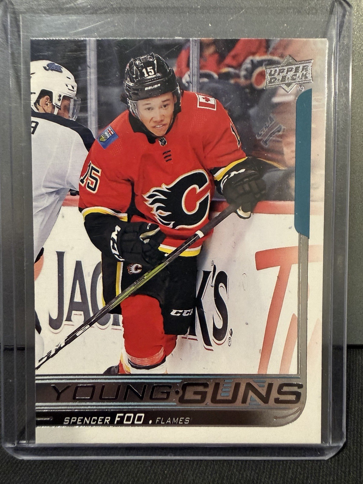 2018-19 Upper Deck Young Guns Rookie SPENCER FOO #470 Calgary Flames