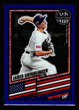 2026 Panini Stars & Stripes Blue Disco /149 - #91 Jared Grindlinger