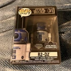 Funko Pop! Diamond Collection R2-D2 #31 Star Wars Celebration Exclusive sticker