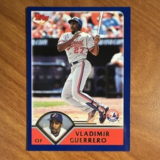 Topps 2002 Vladimir Guerrero Base Set #170 Montreal Expos Baseball Card
