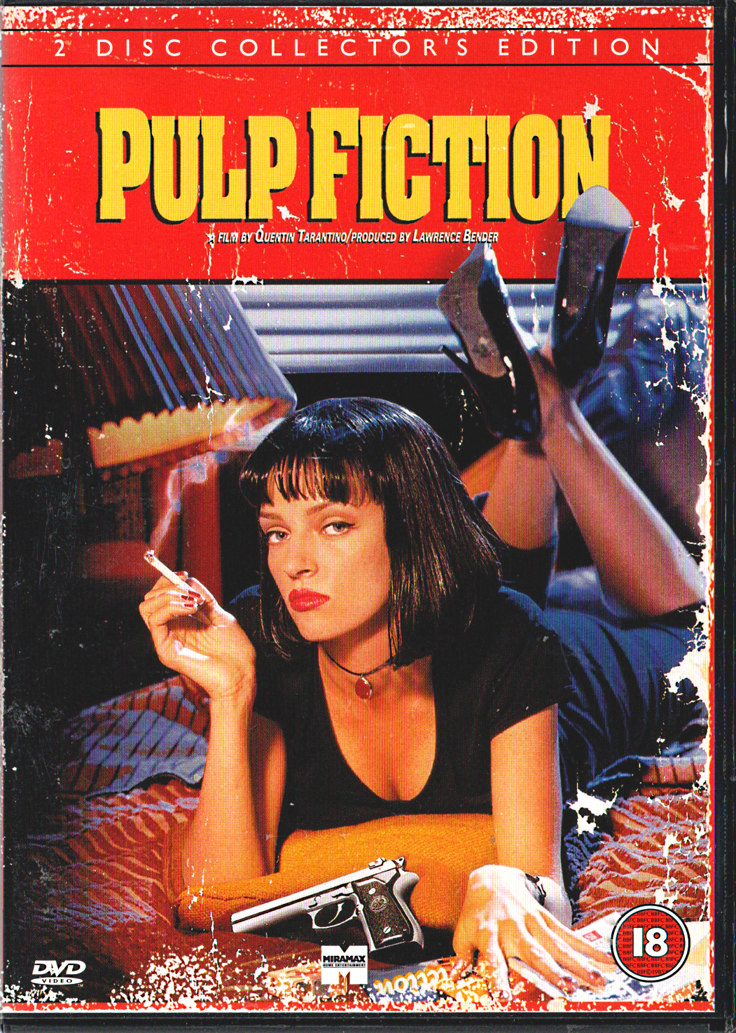 Pulp Fiction - DVD - 18 - Quentin Tarantino Black Comedy Crime Movie - FAST POST