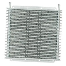 400130 Stacked Plate 30-Row Transmission Cooler, 11 x 10 x 3/4" with 3/8