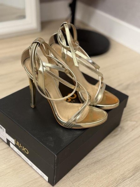 Women Liu Jo Heels Gold Leather 38