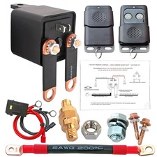 3/8" Side Post Remote Battery Disconnect Switch 12V Battery Kill Switch for C...