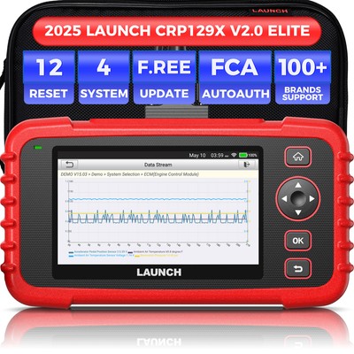 LAUNCH OBD2 Diagnosegerät Profi CRP129X V2.0 Auslesegerät KFZ RDKS für Mercedes