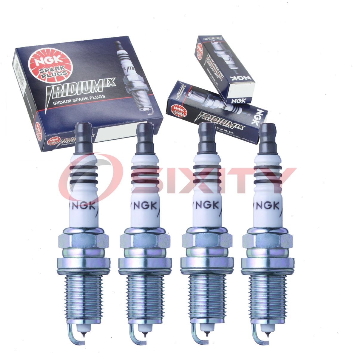 4 pc NGK 96807 ZFR5FIX-11E Iridium IX Spark Plugs for Ignition Wire mi