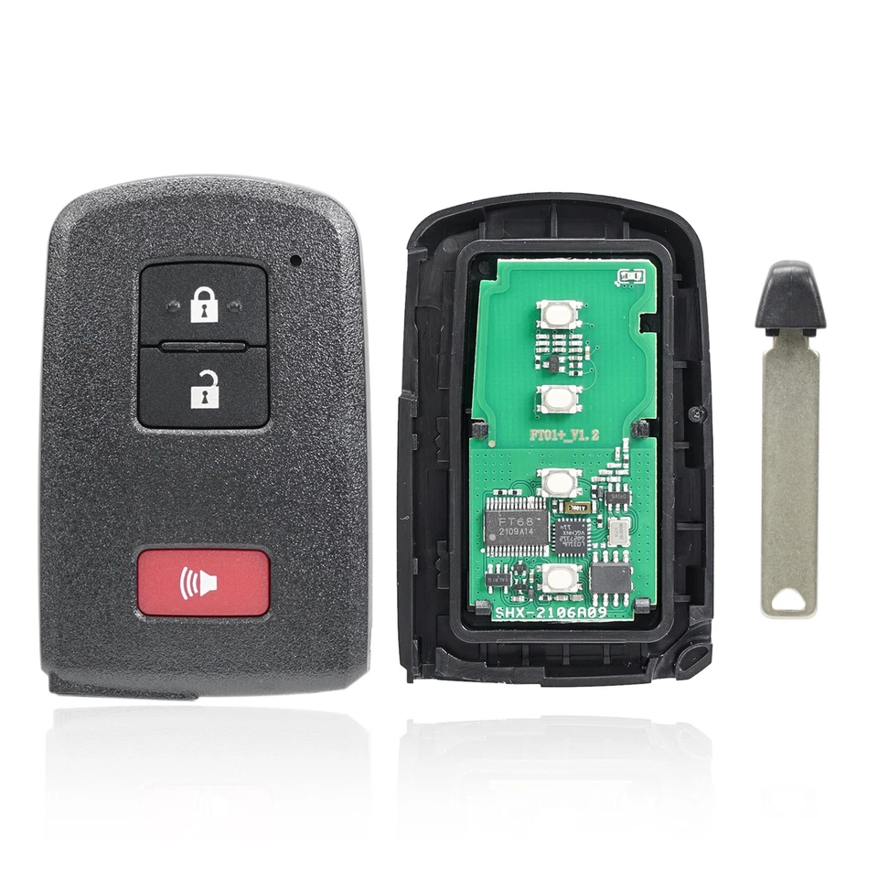 2 para Toyota Tacoma 2015-2020 Smart Keyless Remote Llavero HYQ14FBA AG Board Foto 3 de 4