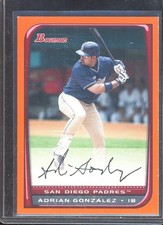 Adrian Gonzalez 2008 Bowman Orange #19 (105/250)