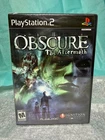 Obscure: The Aftermath (Sony PlayStation 2, PS2) NEW FACTORY SEALED BLACK LABEL