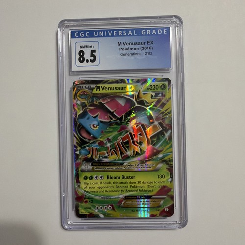 M Venusaur-EX graded CGC 8.5 for sale on eBay