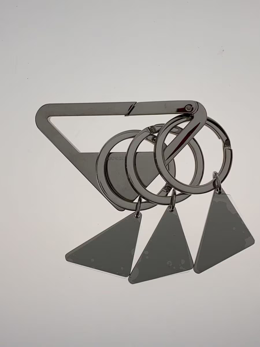PRADA Triangle Keychain SLV Men's thumbnail 2