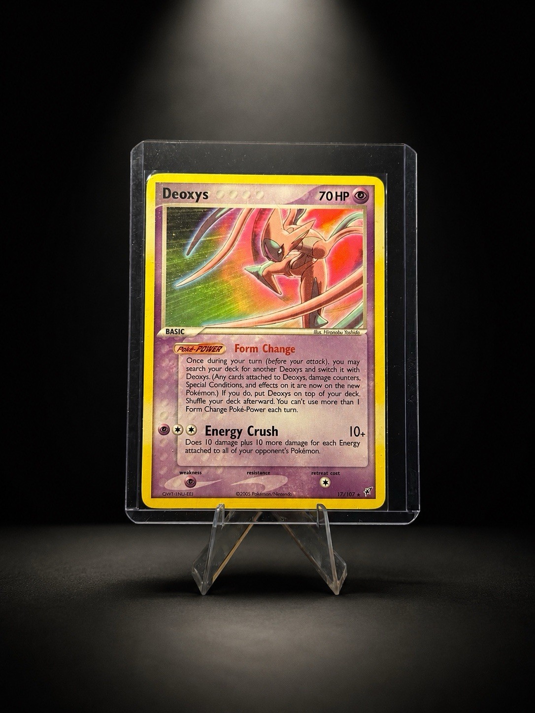 Pokemon - Deoxys 17/107 Deoxys Regular