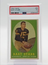 BART STARR 1958 TOPPS FOOTBALL GREEN BAY PACKERS #66 PSA 3 Q6098