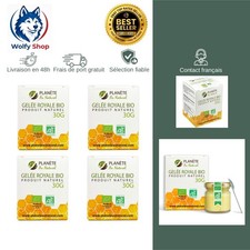 Planète au Naturel Gelée Royale Bio 120g - 4 boîtes de 30g