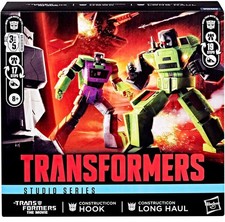 Transformers Studio Series 86 Commander Constructicon Long Haul and Hook 2 Pack