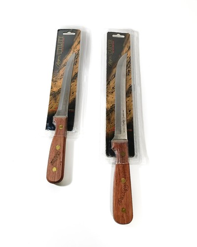 Vintage Roger's Carver & Utility Knives, Set of 2 - 6in & 8in