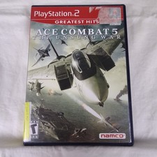 Ace Combat 5 The Unsung War Play Station 2. Game and Manual