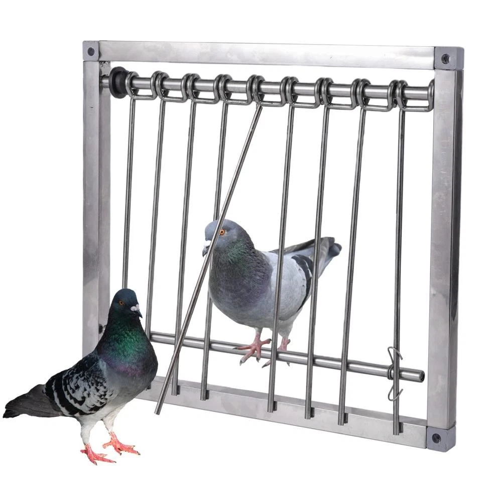 Removable Trap Door Bird Cage Movable Gate Single Entrance Pigeon Loft Door●●