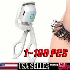Long Lasting Electric Heated Eyelash Curler USB Rechargeable Makeup Curling Tool