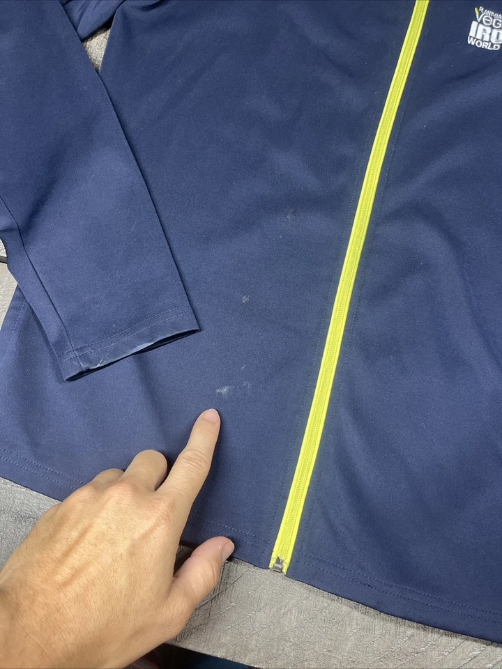 Iron Man 2nd Pl Finisher Jacket Kona Blue Triathlon Full Zip Embroidered 2019 - Image 3 of 4